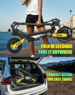 Electric Scooter for Adults, 1200W Motor Fast E Scooter,48V 13Ah,Foldable - Image 4