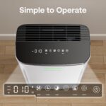 HEAPETS Pet Air Purifier Large Home up to 4200 sq ft, Suck up Floating Cat Dog Hair, 7-Stage Filter Anion Activated Carbon HEPA Air Purifiers WiFi for Dander Odor Allergies Smoke Dust, Zero Ozone, P339 White - Image 9