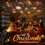 ✨Plug-&-Play HD Christmas Projector – 6 or 10 Festive Scenes(📦Buy 3 Free Shipping)