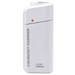 Portable Emergency Phone Charger AA Battery Powered Power Bank with LED Flashlight
