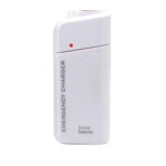 Portable Emergency Phone Charger AA Battery Powered Power Bank with LED Flashlight