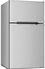 Antarctic Star Mini Fridge with Freezer, Double Door Compact Refrigerator, Adjustable Thermostat, Small Fridge for Bedroom Office Dorm Apartment,2.45 Cu.Ft - Image 10