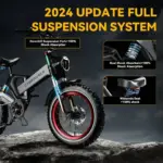 EK6 Magnesium Folding Ebike - Image 5