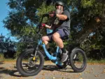 Eskute®  T300 Folding Electric Trike, Peak 1200W Brushless Motor Folding Trike 18X3.0 Fat Tire Ebike, 624Wh Removable Battery - Image 4
