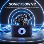 Magnetic Fluid Bluetooth Speaker with Wireless Charge Funcation
