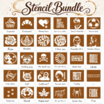 CoffeePrint + 4 Stencil Set